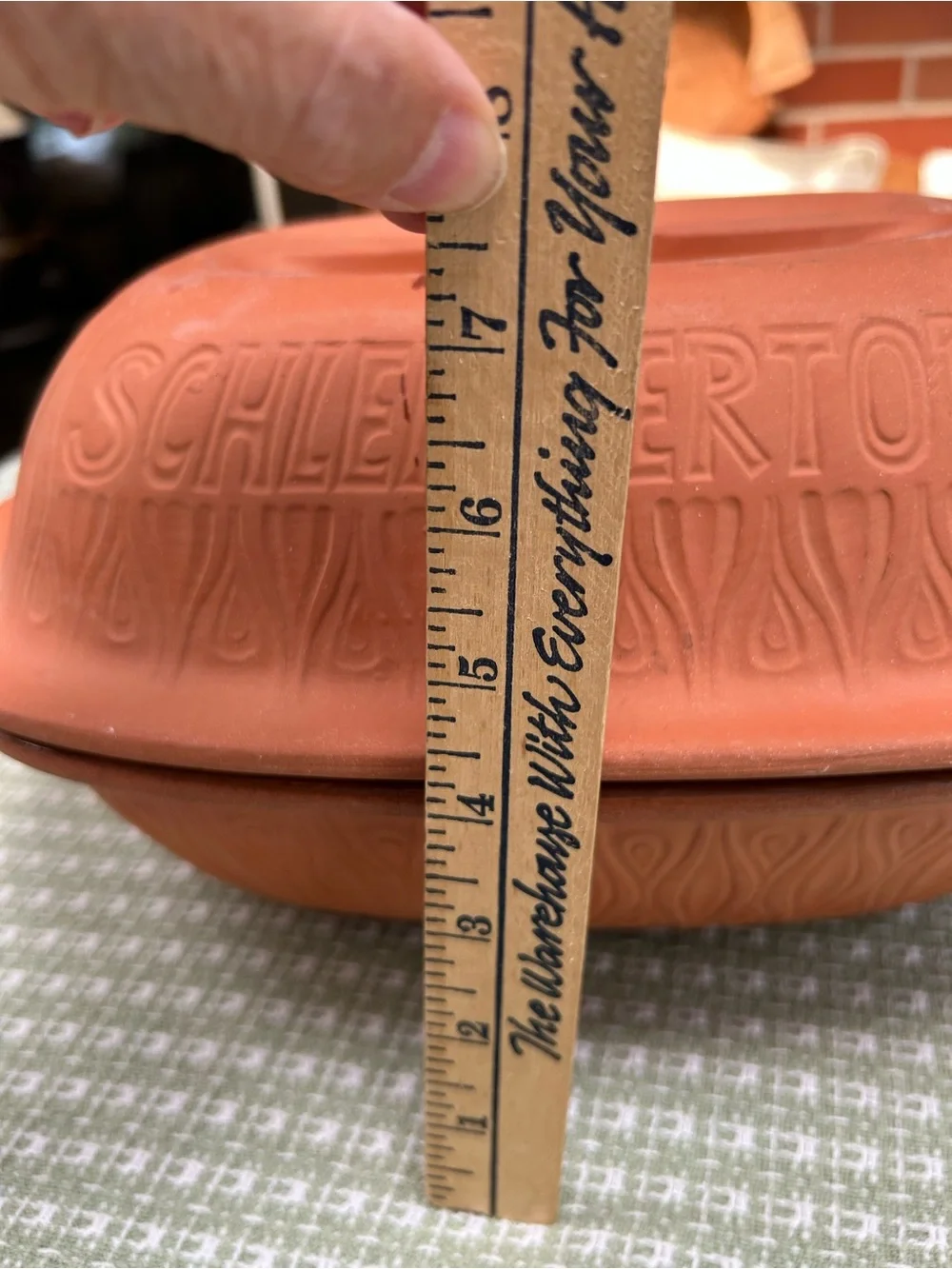 Schlemmertopf Terracotta Clay Baker - Orange, new condition, never used.